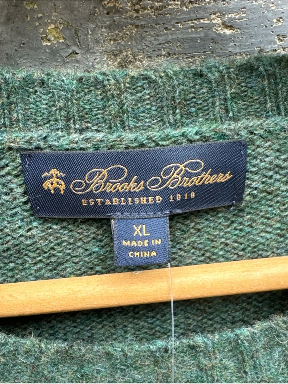 Brooks Brothers Men's Sweater Size XL Wool New With Tags $198 MSRP